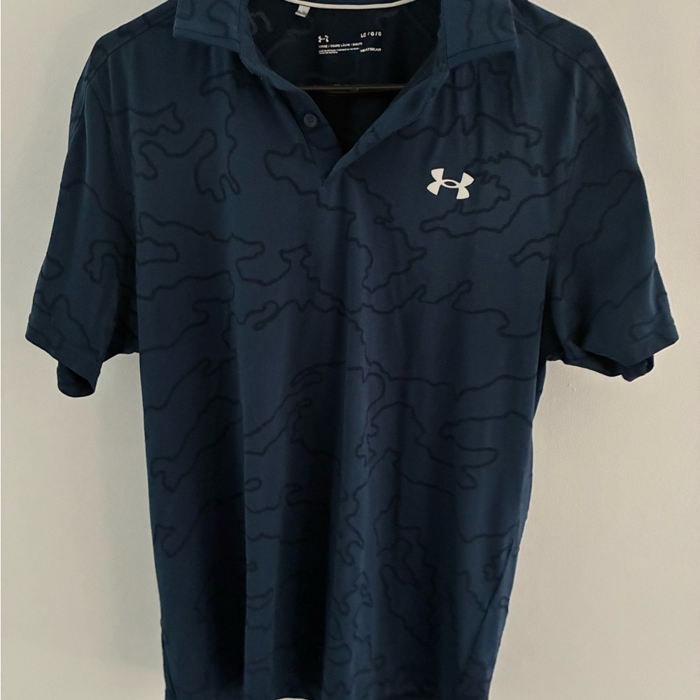 Under Armour Men's Golf Navy Polo Shirt
